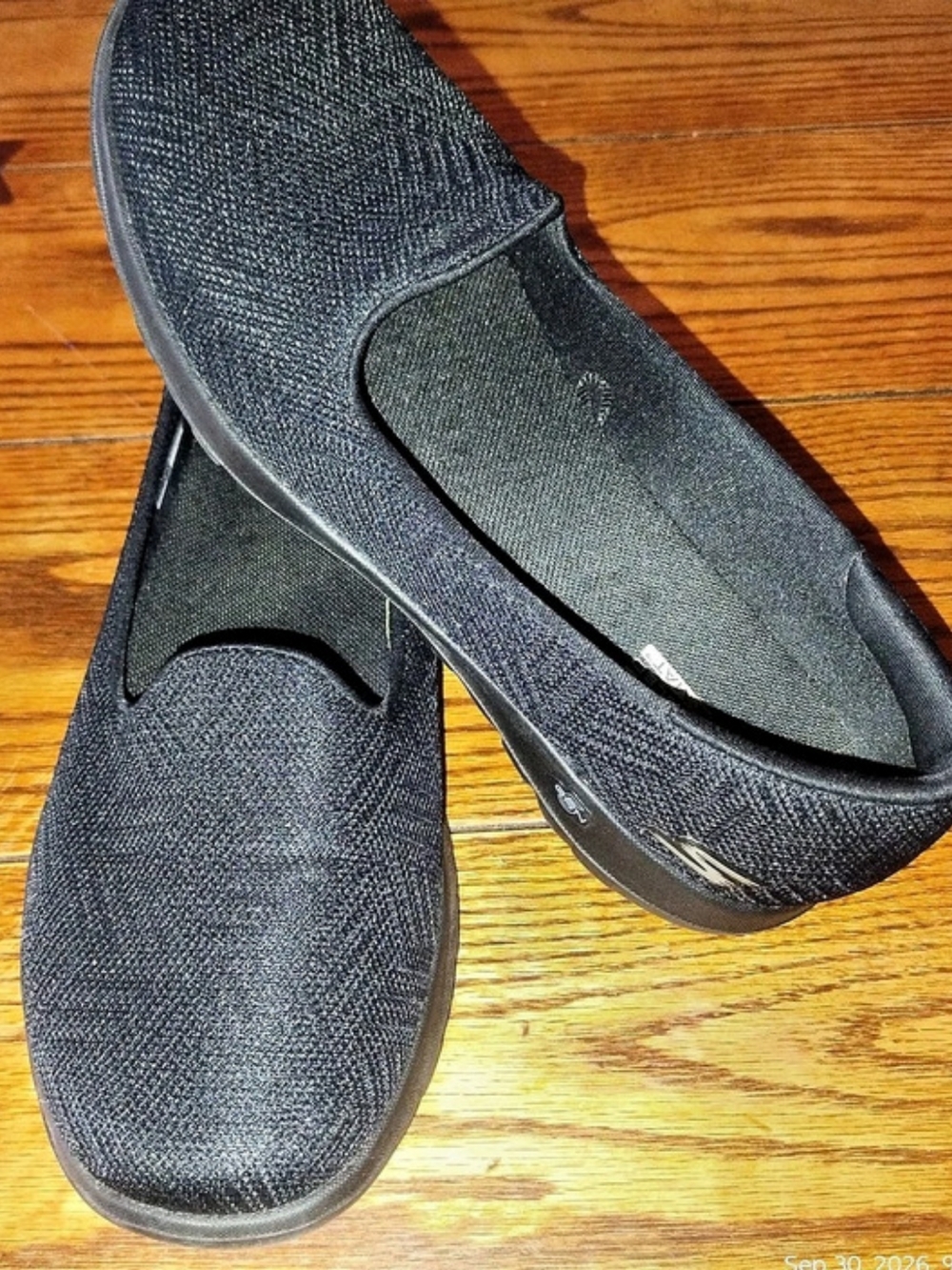 Skechers GOwalk Lite Sweet Gal 2 Black Slip-On Shoes 9.5W